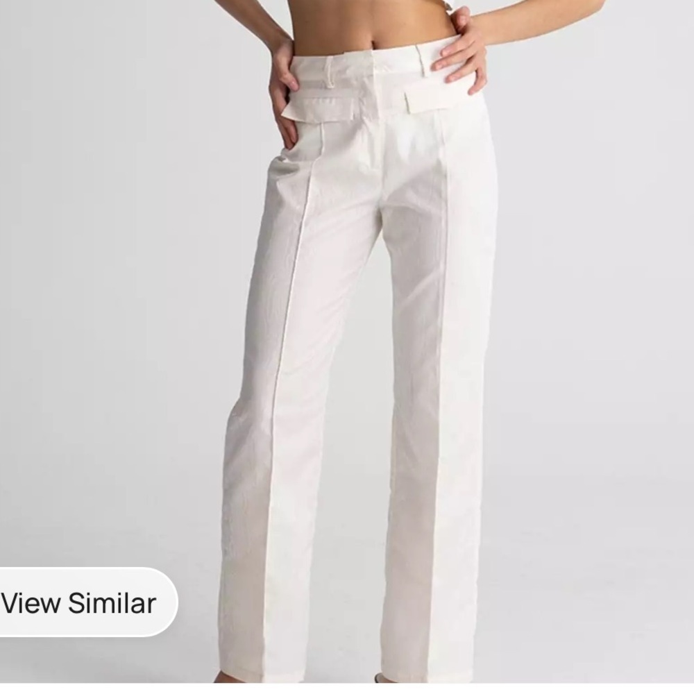 HOSBJERG Cream Glue Pants